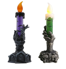 Cargar imagen en el visor de la galería, Candelabro Halloween con luz LED.
